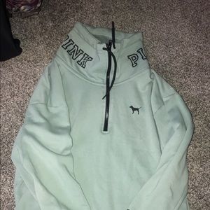 Vs pink half zip